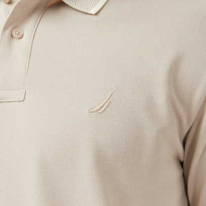 Nautica Erkek Bej Regular Fit Polo Yaka T-shirt