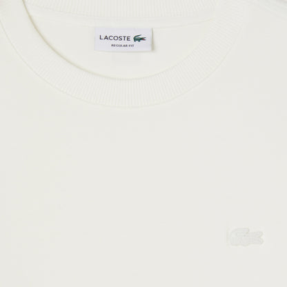 Lacoste Erkek Regular Fit Bisiklet Yaka Krem T-shirt