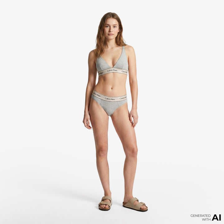 Calvin Klein Kadın Gri Külot