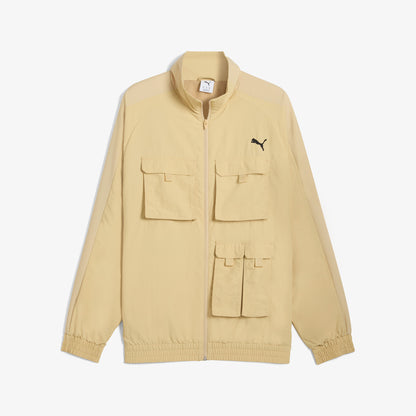 Puma T7 Cargo Relaxed Track Erkek Krem Ceket