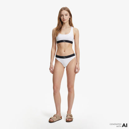 Calvin Klein Thong Kadın Beyaz Külot