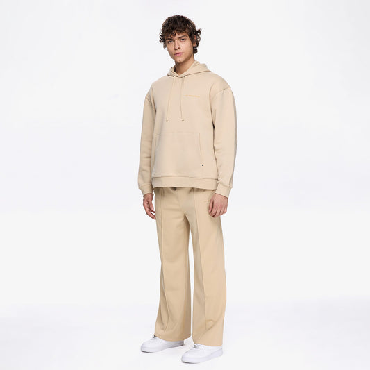 Les Benjamins Classic Erkek Bej Hoodie