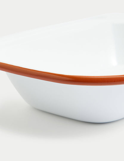 Emaye 24 Cm Turta Kabı