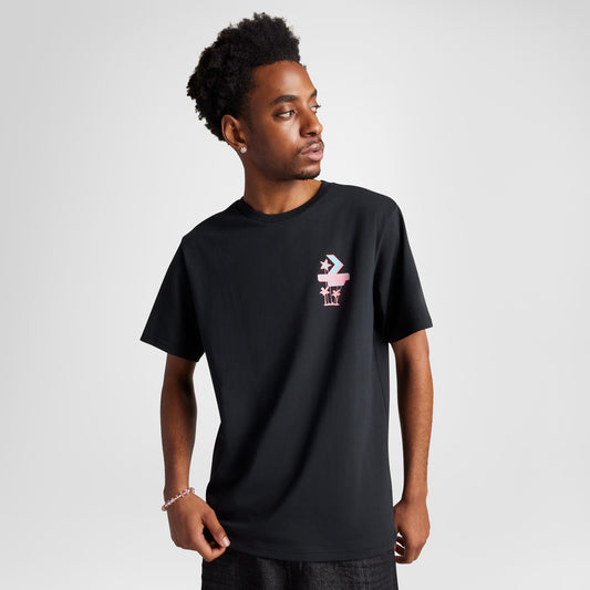 Converse Motel Erkek Siyah T-shirt