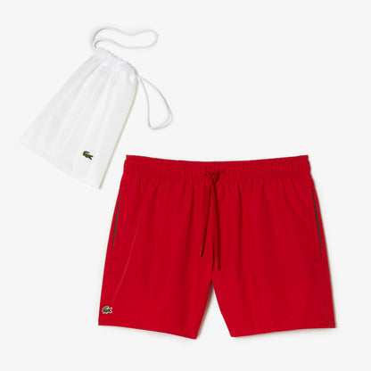 Lacoste Classic Erkek Kırmızı Deniz Şortu