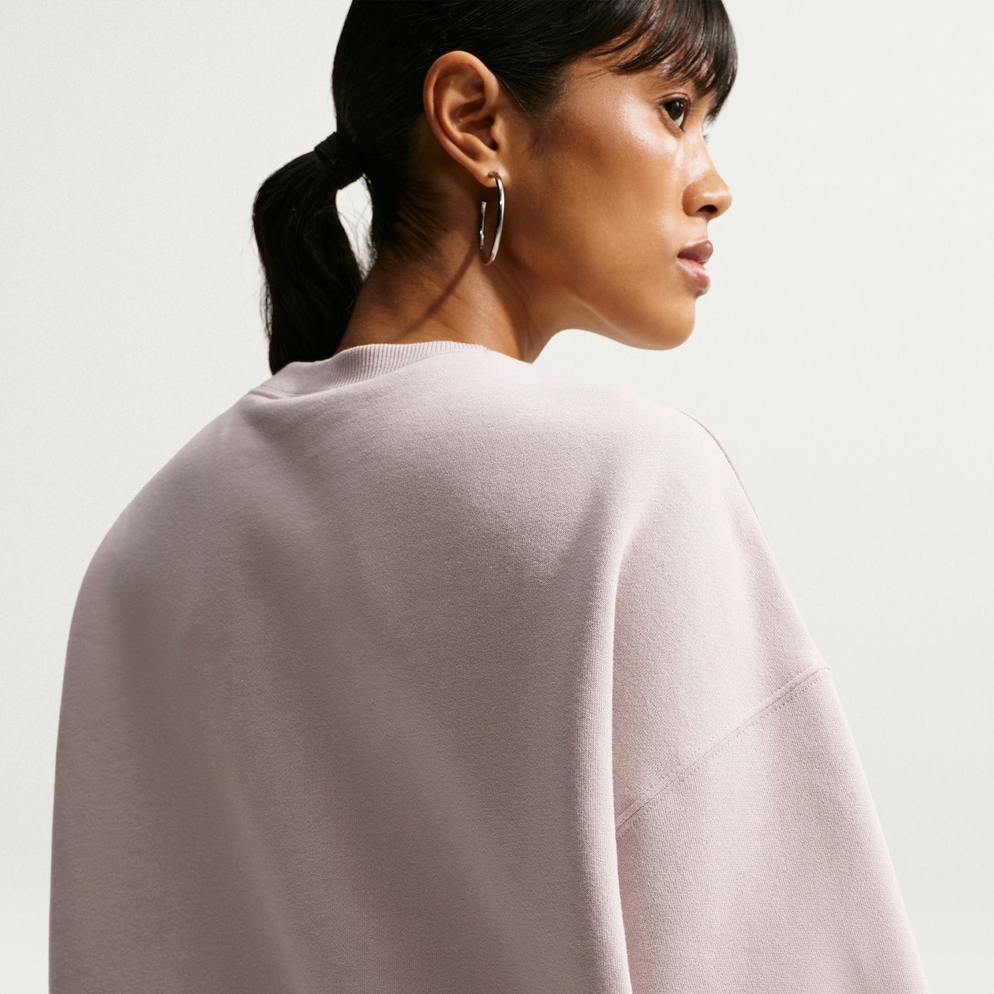 Nike Studio Fleece Kadın Kahverengi Sweatshirt