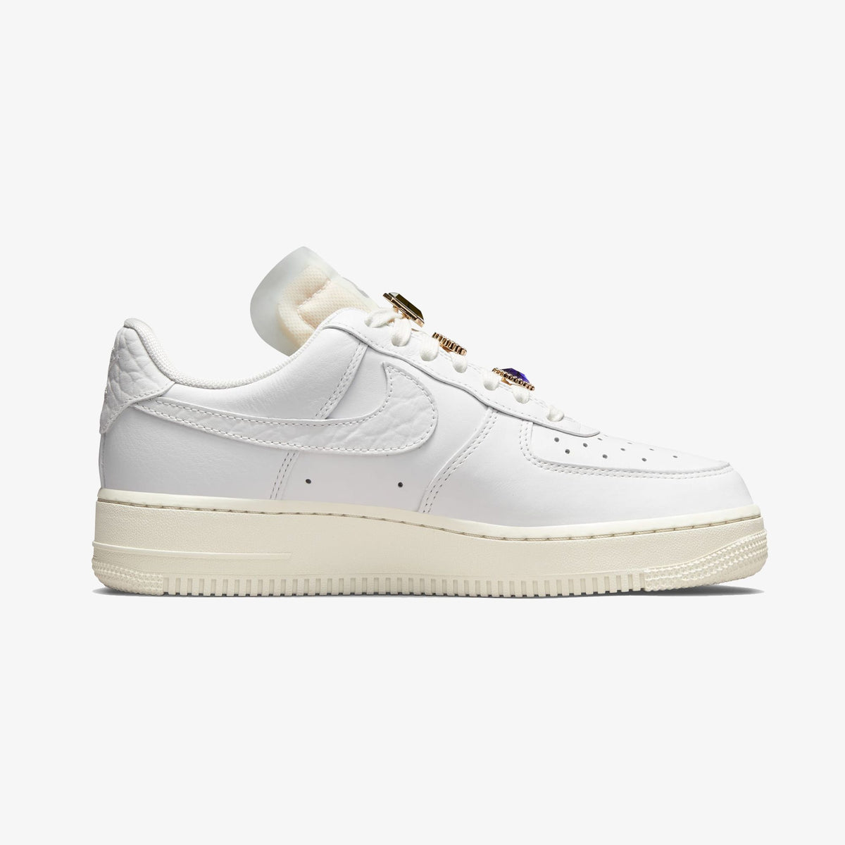 Nike Air Force 1 Low Premium Bling Jewels Kadın Beyaz Sneaker