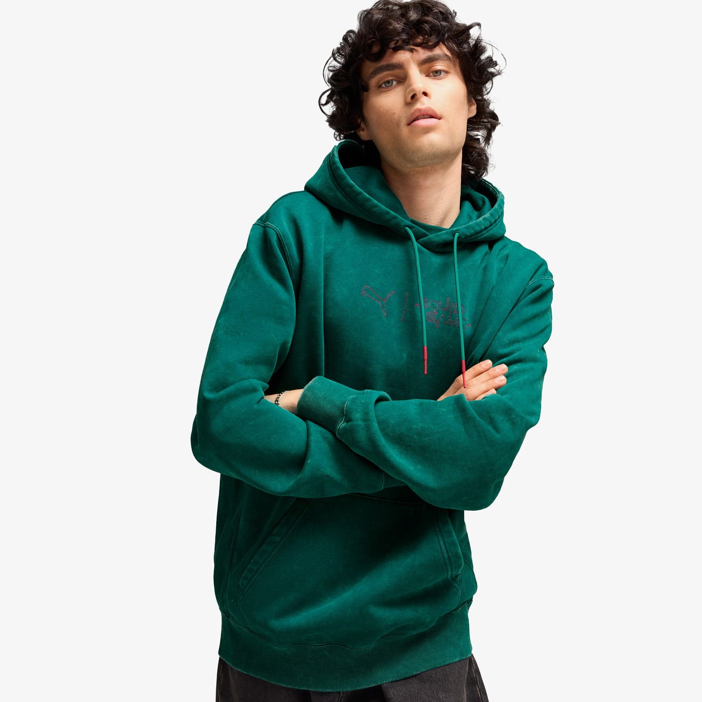 Puma X Squid Game Erkek Yeşil Sweatshirt