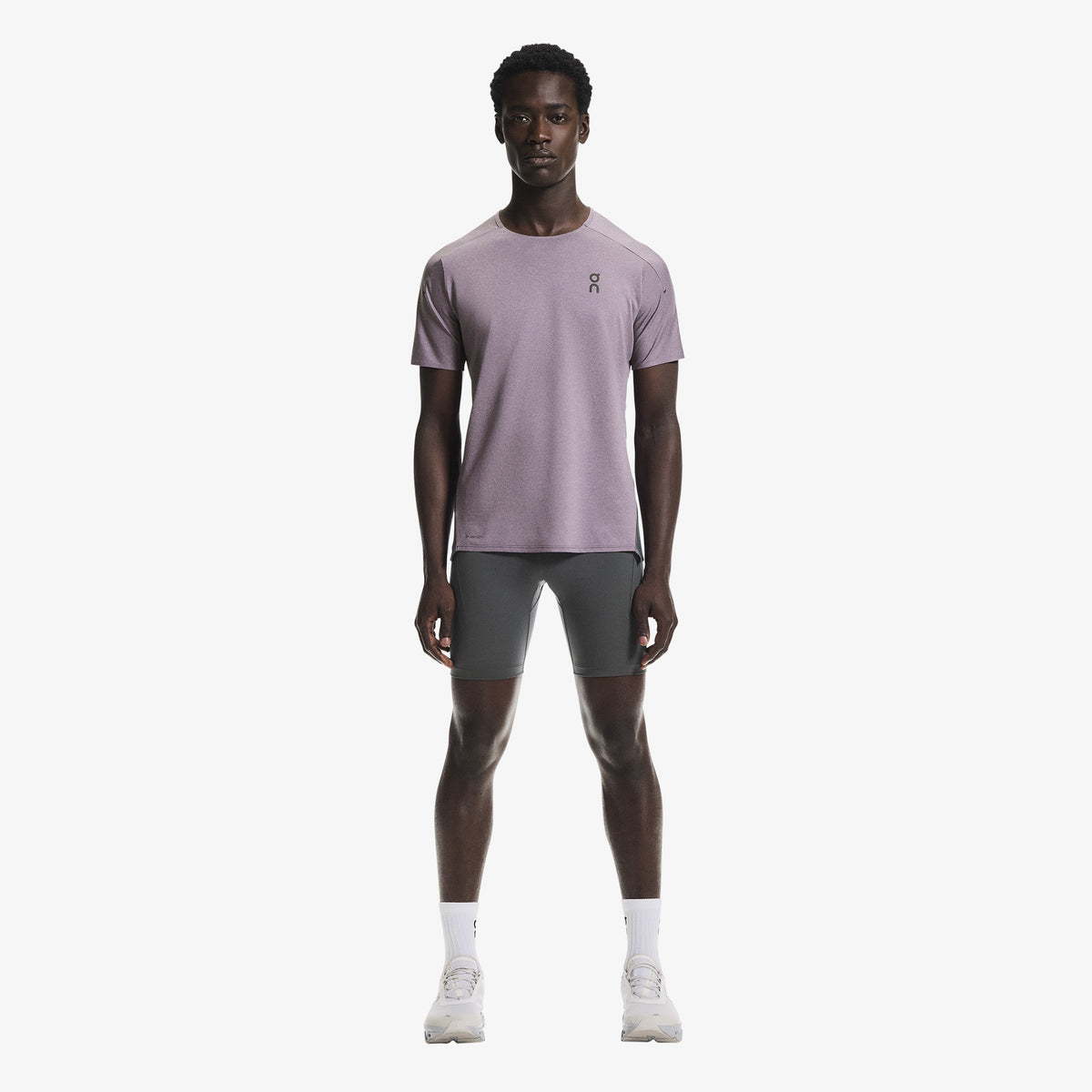On Performance Erkek Mor T-shirt