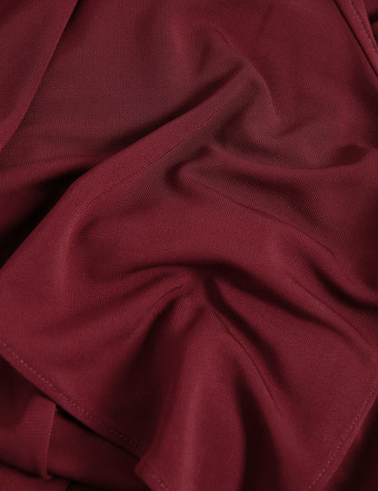 Jaeger Regular Fit V Yaka Midi Elbise