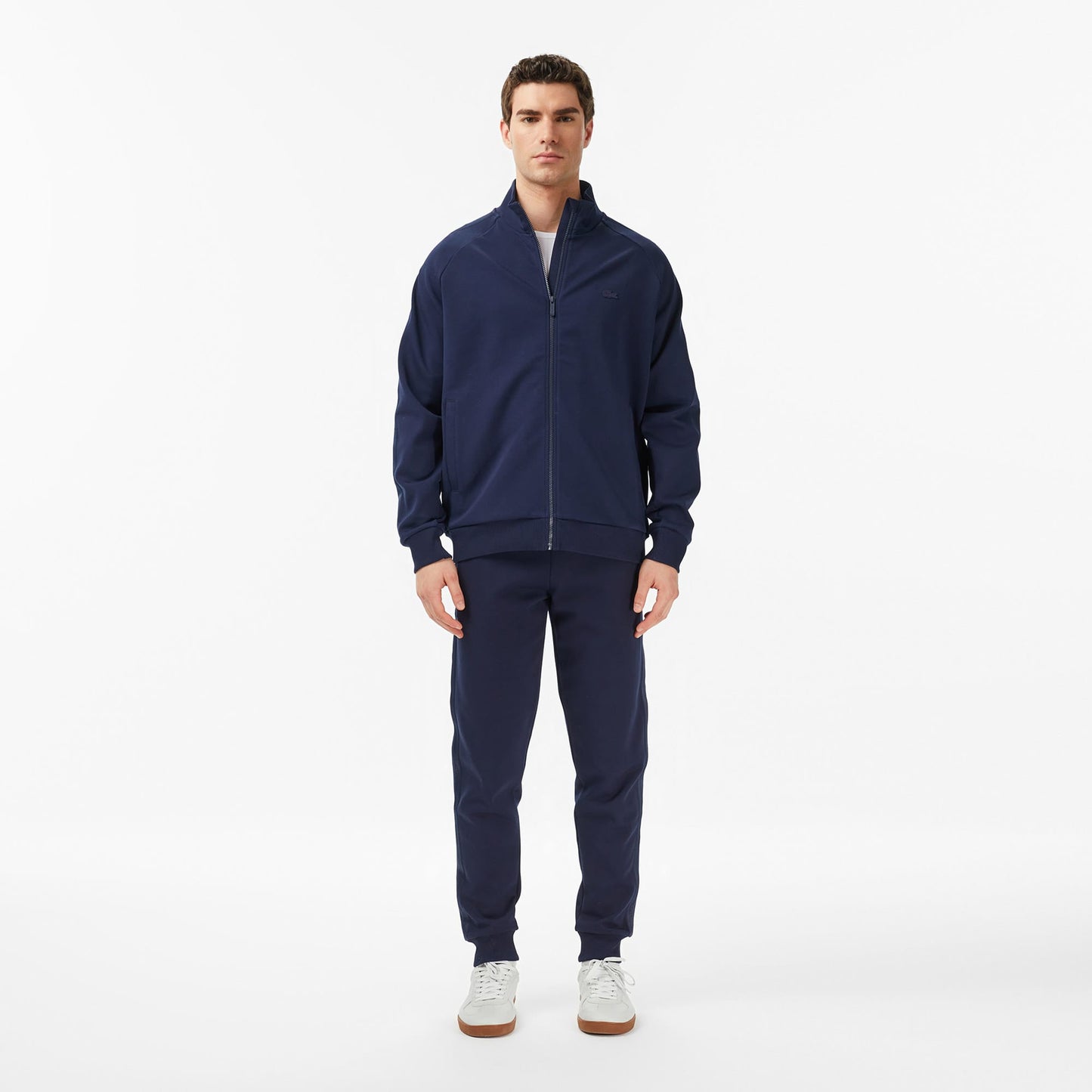 Lacoste Erkek Classic Fit Dik Yaka Lacivert Sweatshirt