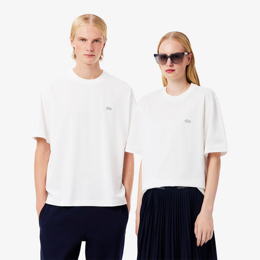 Lacoste Heavy Erkek Beyaz T-shirt