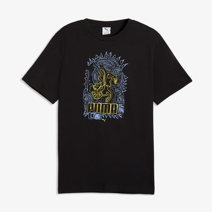Puma Graphic Erkek Siyah T-shirt