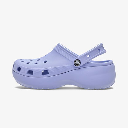Crocs Classic Platform Clog Kadın Mavi Terlik