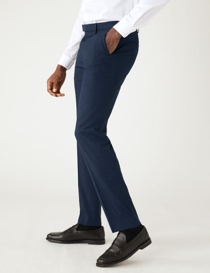 Tailored Fit Dokulu Pantolon