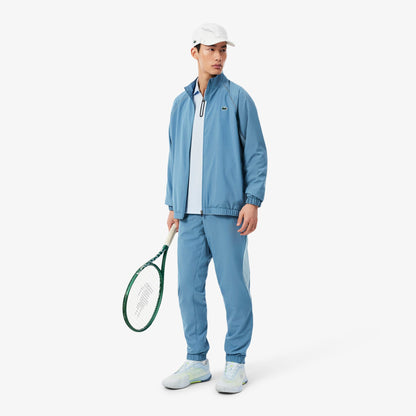 Lacoste Erkek Regular Fit Uzun Kollu Fermuarlı Mavi Eşofman Takımı