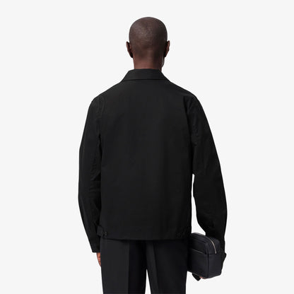 Lacoste Erkek Gömlek Yaka Siyah Ceket