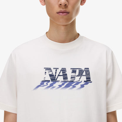 Napapijri S-lodestar Erkek Beyaz T-shirt