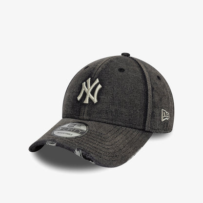 New Era Acid Wash Denim 9forty Unisex Siyah Şapka