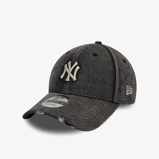 New Era Acid Wash Denim 9forty Unisex Siyah Şapka