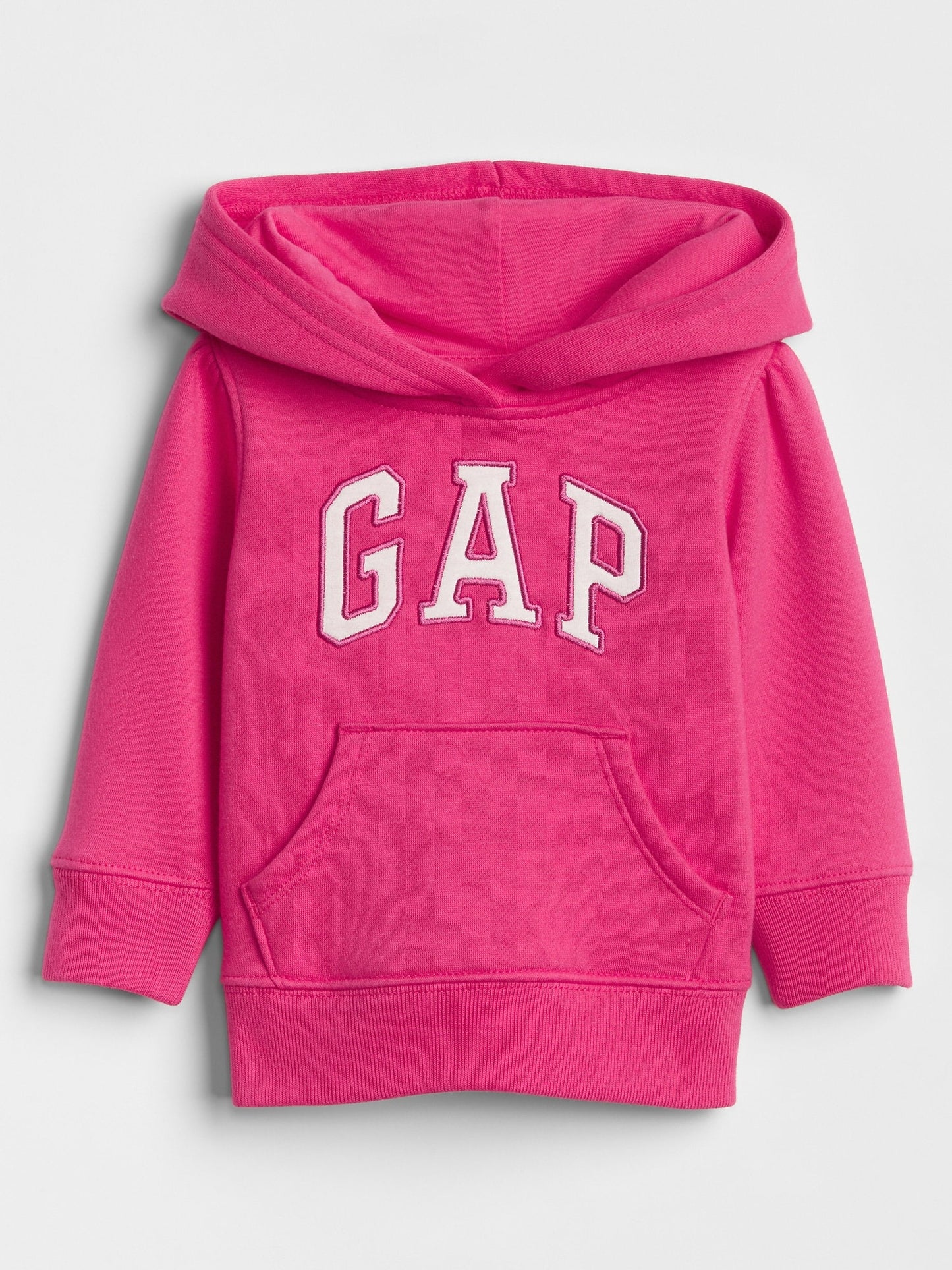 Pembe Gap Logo Kapüşonlu Sweatshirt
