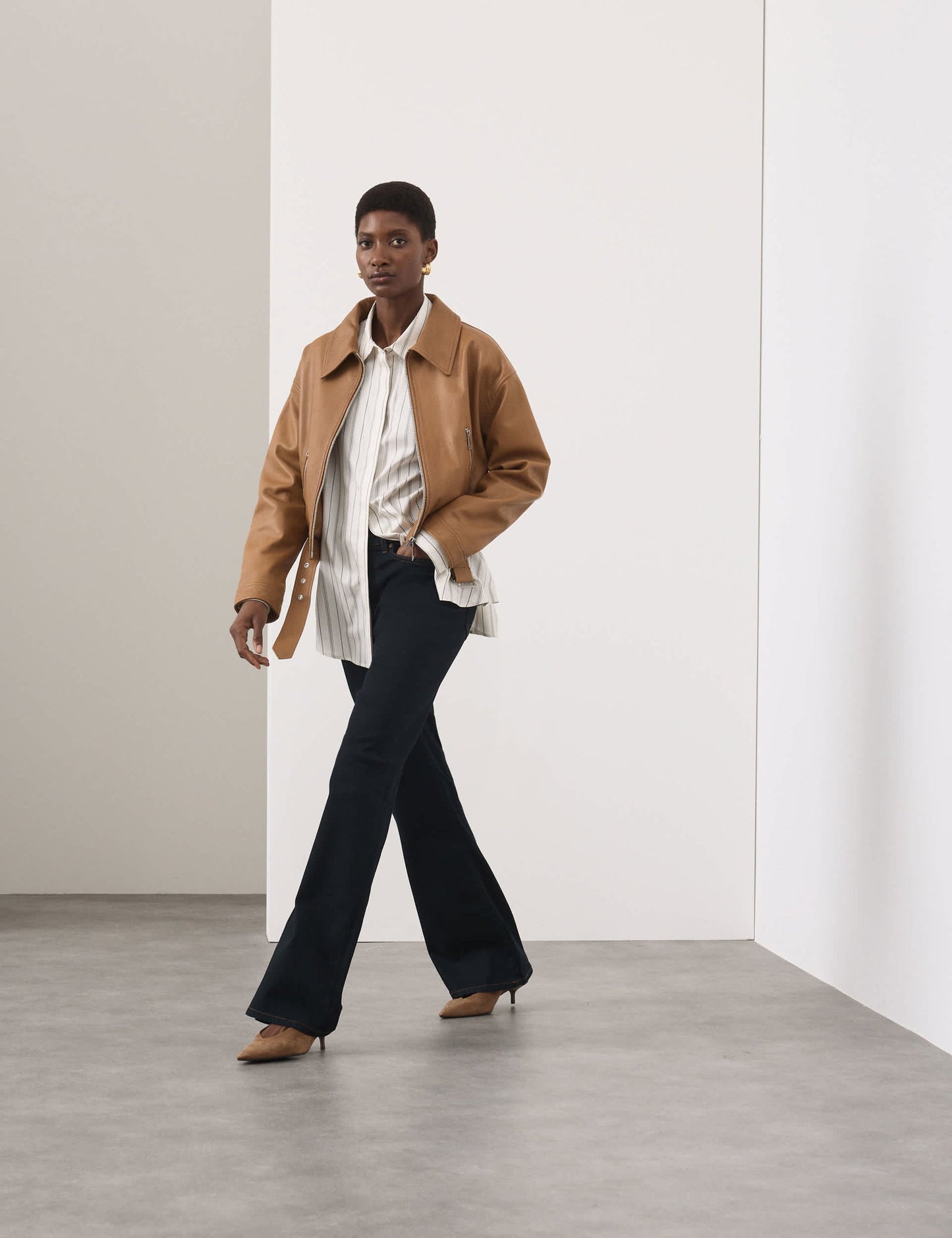 Yüksek Bel Geniş Paça Pantolon