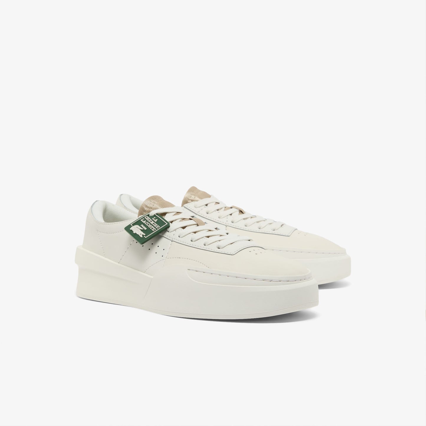 Lacoste Aura Club Leather Erkek Bej Sneaker