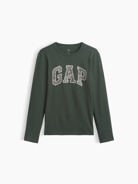 Koyu Yeşil Gap Logo T-shirt