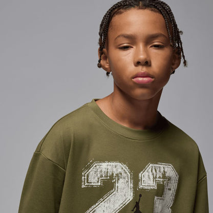 Jordan Jdb Mvp 23 2fer Çocuk Yeşil Sweatshirt