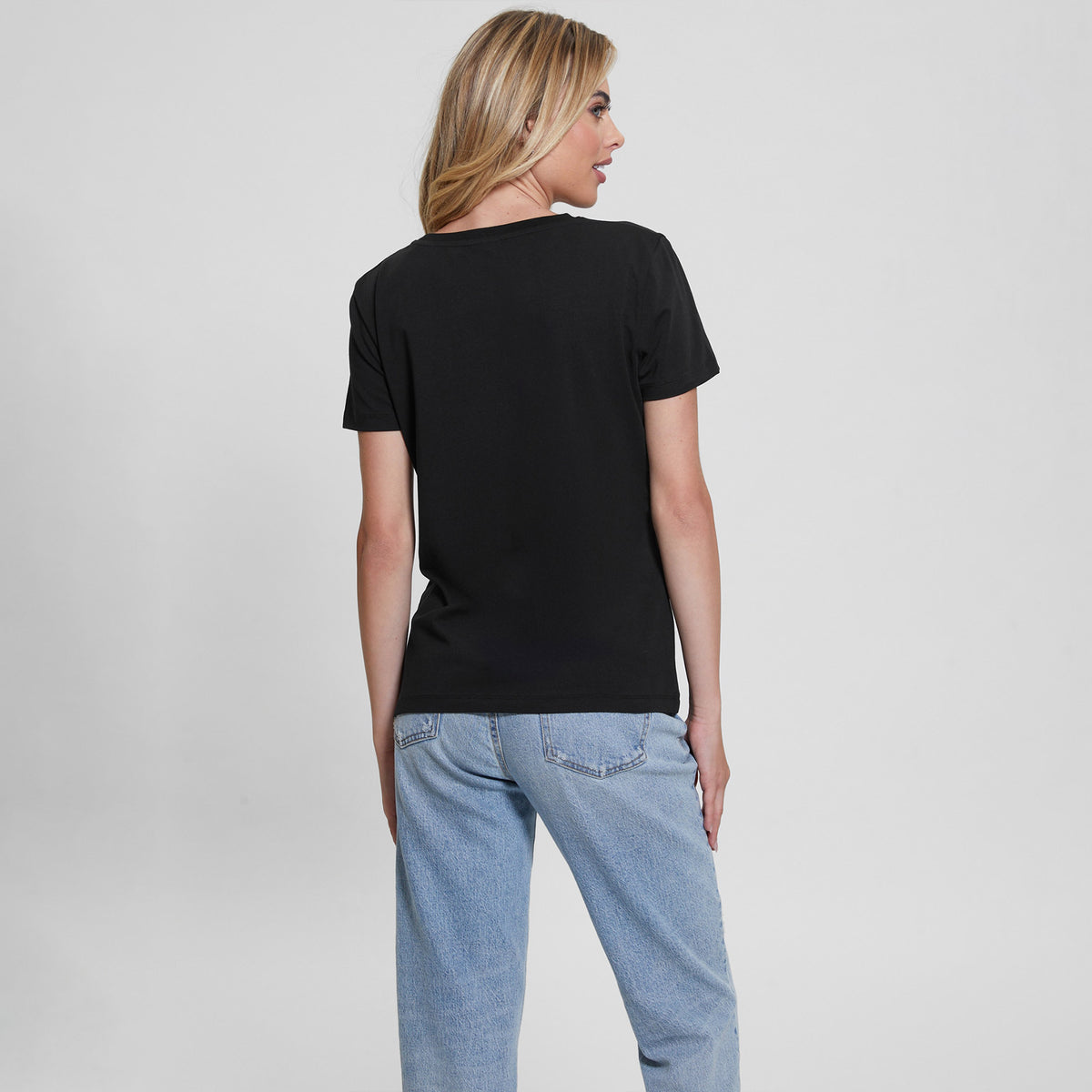 Guess Kadın Siyah T-shirt