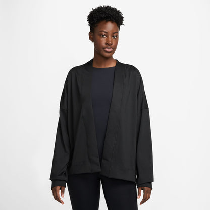 Nike Zenvy Df Ls Top Layer Kadın Siyah T-shirt
