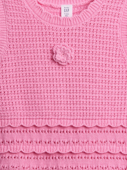Pembe Crochet Askılı Üst