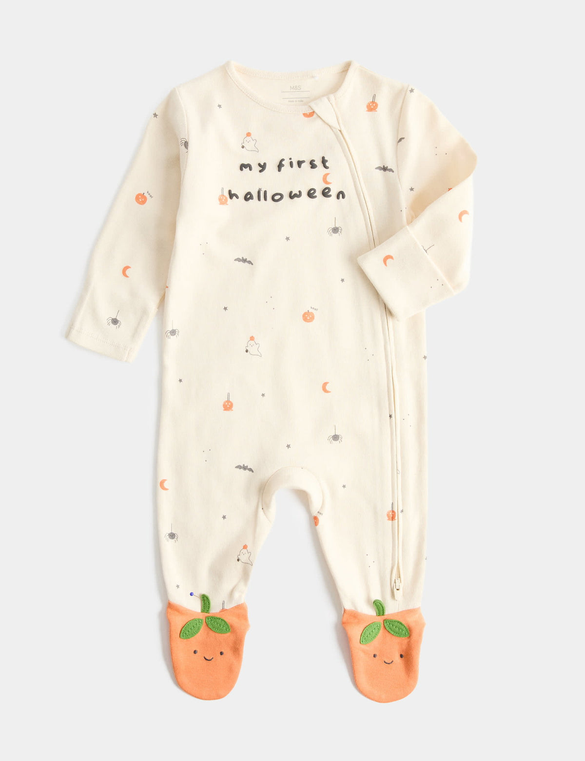 My First Halloween Baskılı Bebek Uyku Tulumu