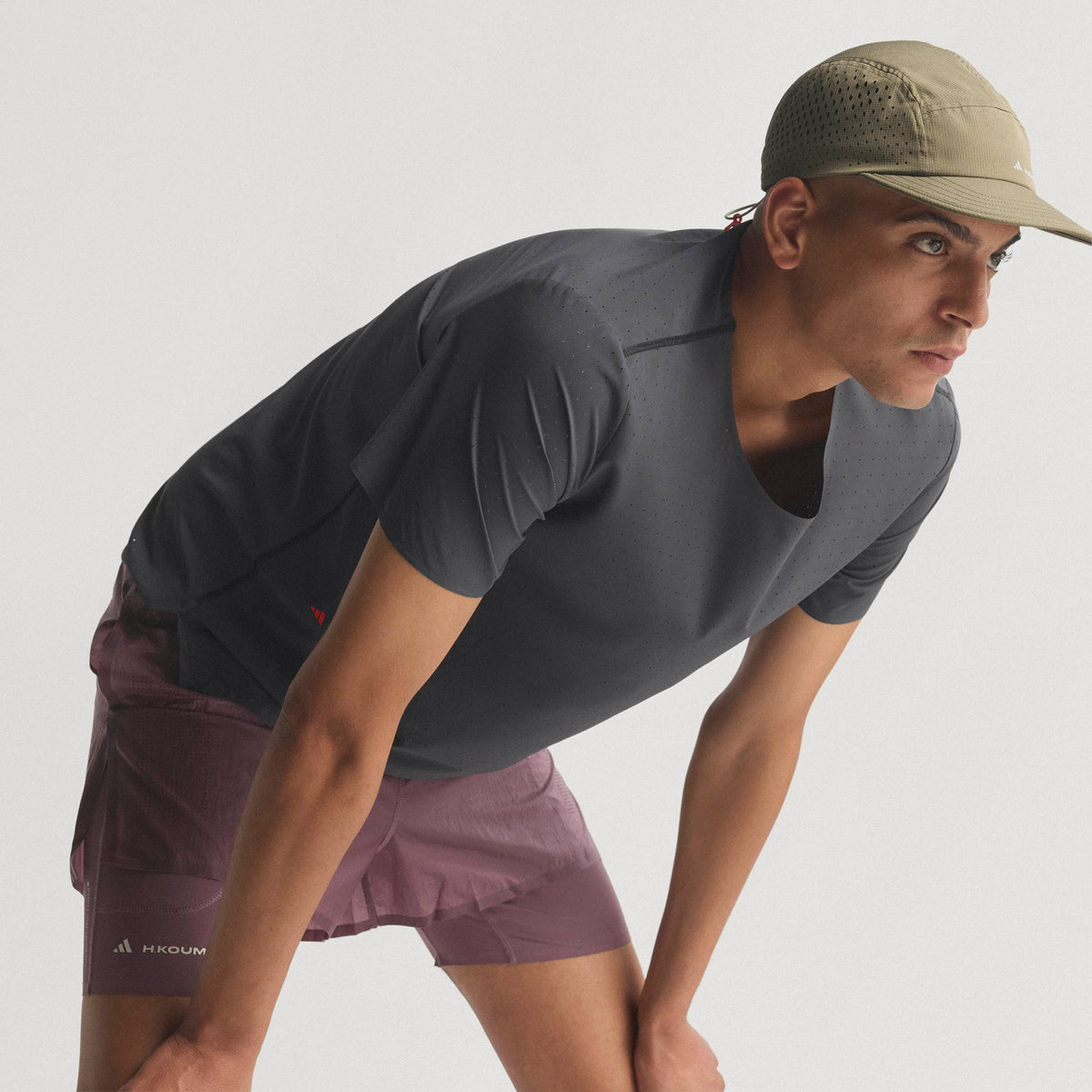Adidas Adi365 H.koumori 2in1 Erkek Mor Koşu Şortu
