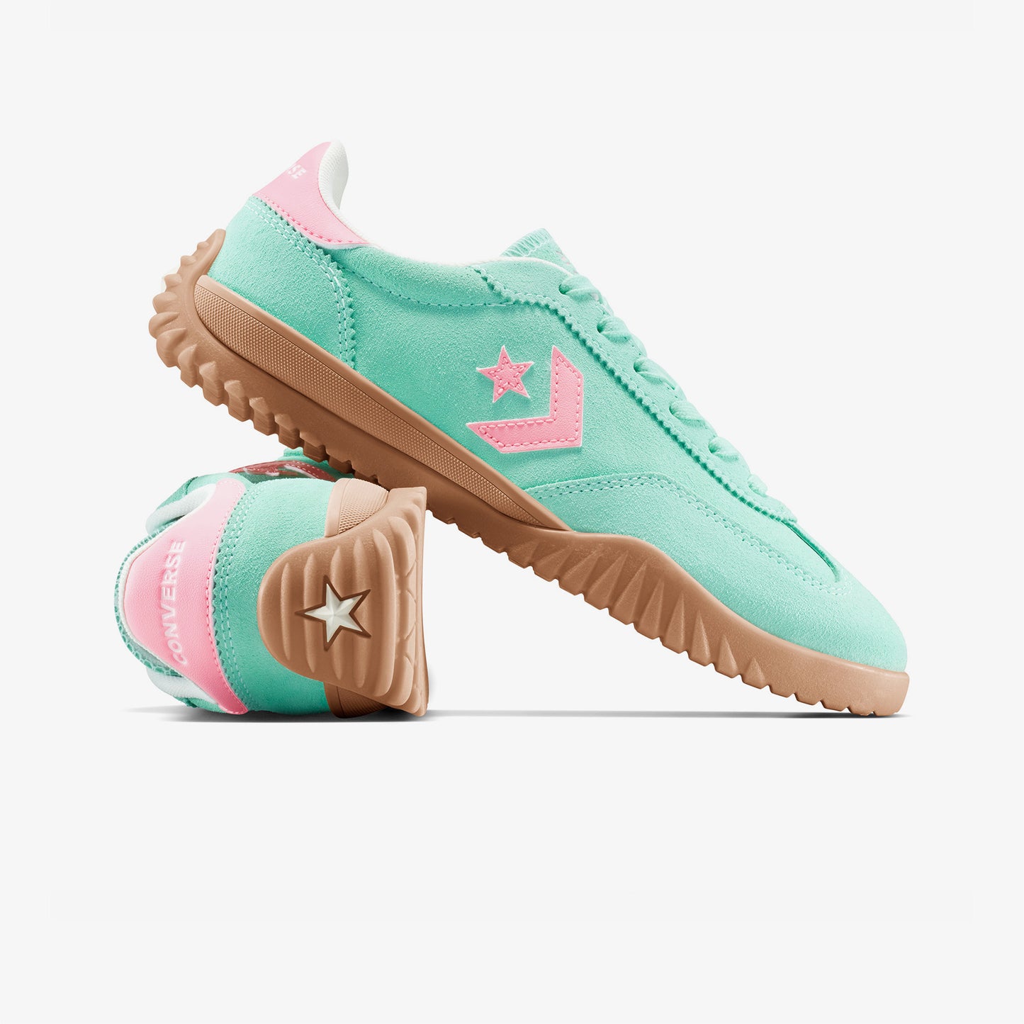 Converse Run Star Trainer Suede Unisex Yeşil Sneaker