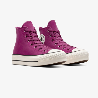 Converse Chuck Taylor All Star Lift Unisex Mor Süet Platform Sneaker