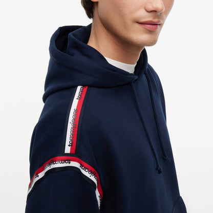 Tommy Hilfiger Relaxed Tape Erkek Lacivert Sweatshirt