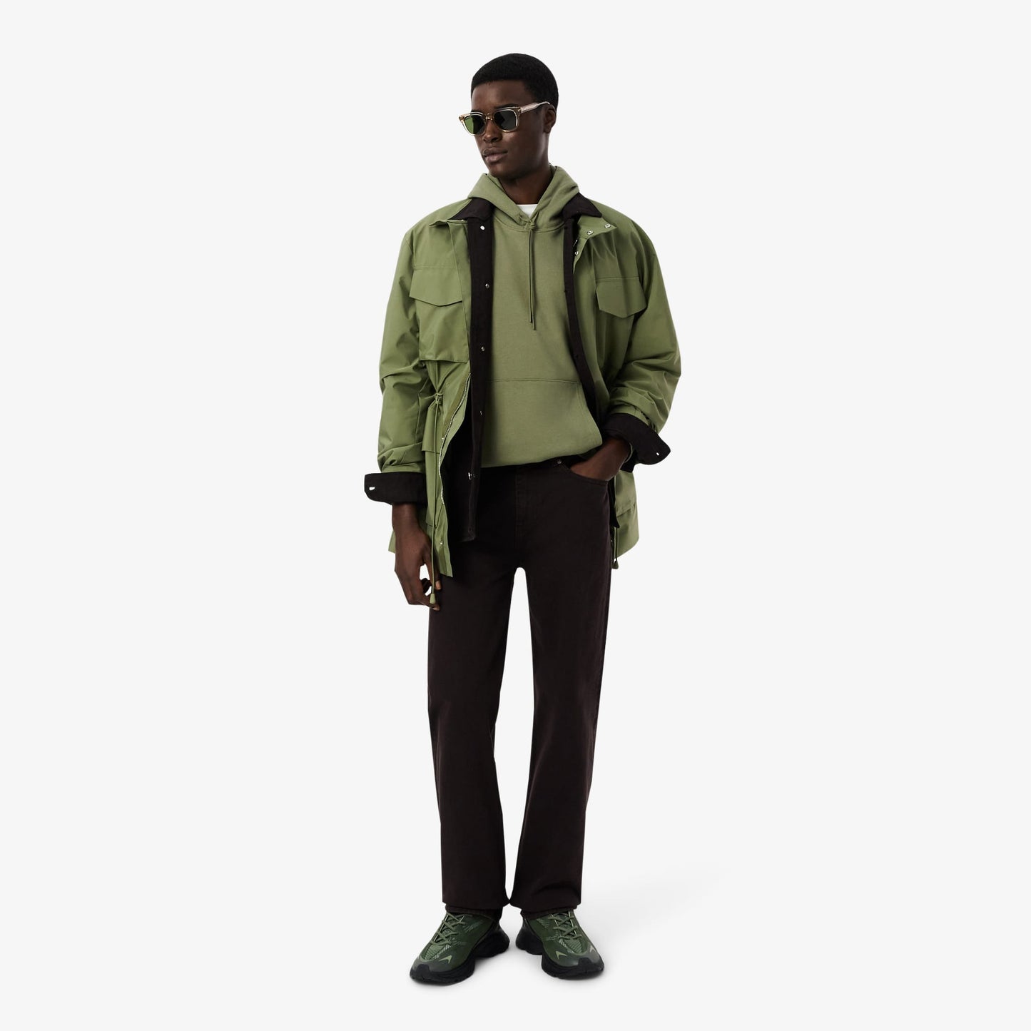 Lacoste L003 Neo Shot Erkek Haki Spor Ayakkabı