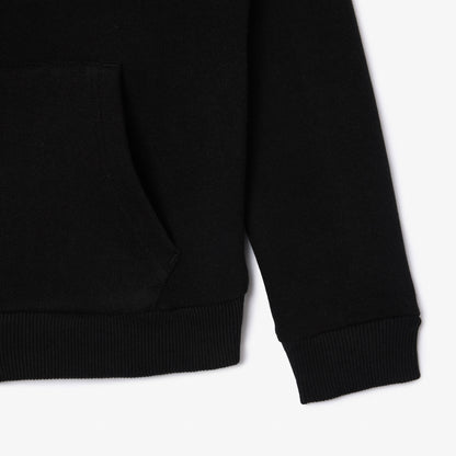 Lacoste Çocuk Kapüşonlu Siyah Sweatshirt