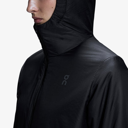 On Trek Insulated Kadın Siyah Koşu Ceketi