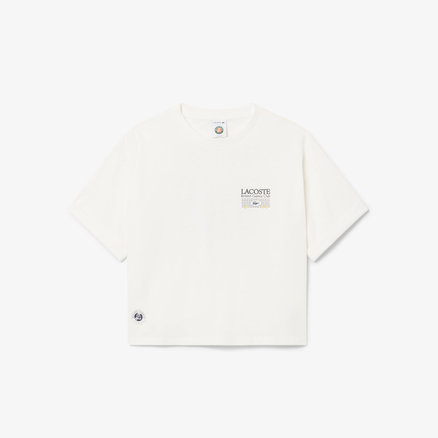 Lacoste Relaxed Fit Kadın Beyaz T-shirt