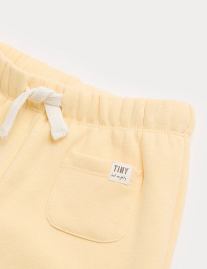 Pamuk Karışımlı Polar Astarlı Jogger Pantolon (0-3 Yaş)