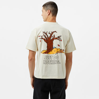 Market Just Do Nothing Fall Erkek Krem T-shirt