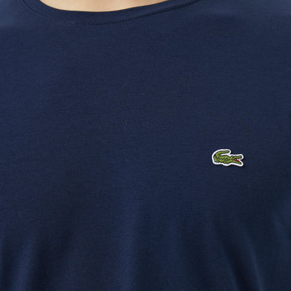 Lacoste Erkek Slim Fit Bisiklet Yaka Lacivert T-shirt