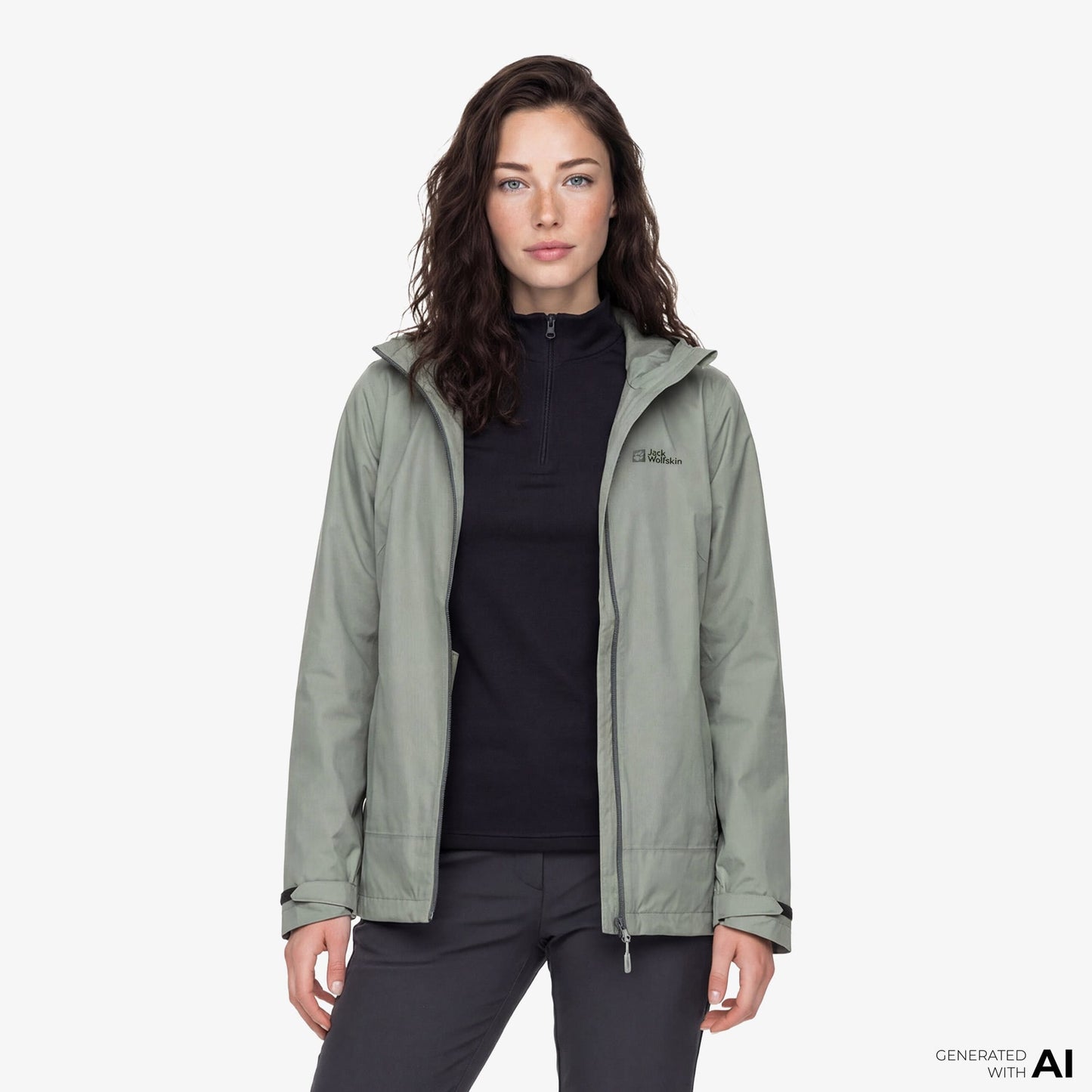 Jack Wolfskin Moonrise 3in1 Kadın Mor Ceket