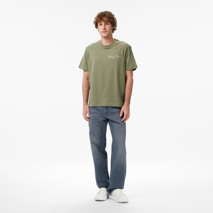 Calvin Klein 20s March Graphic Seasonal Erkek Haki T-shirt