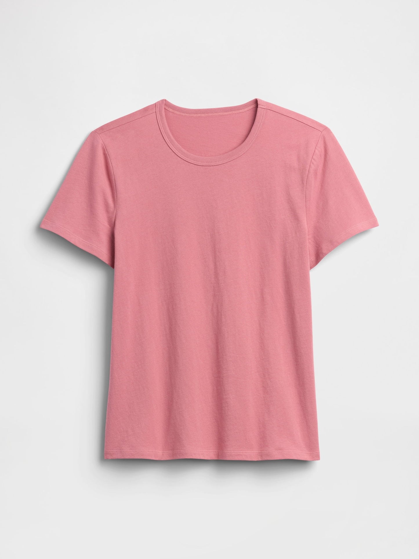 Açık Kırmızı Favorite Bisiklet Yaka T-shirt