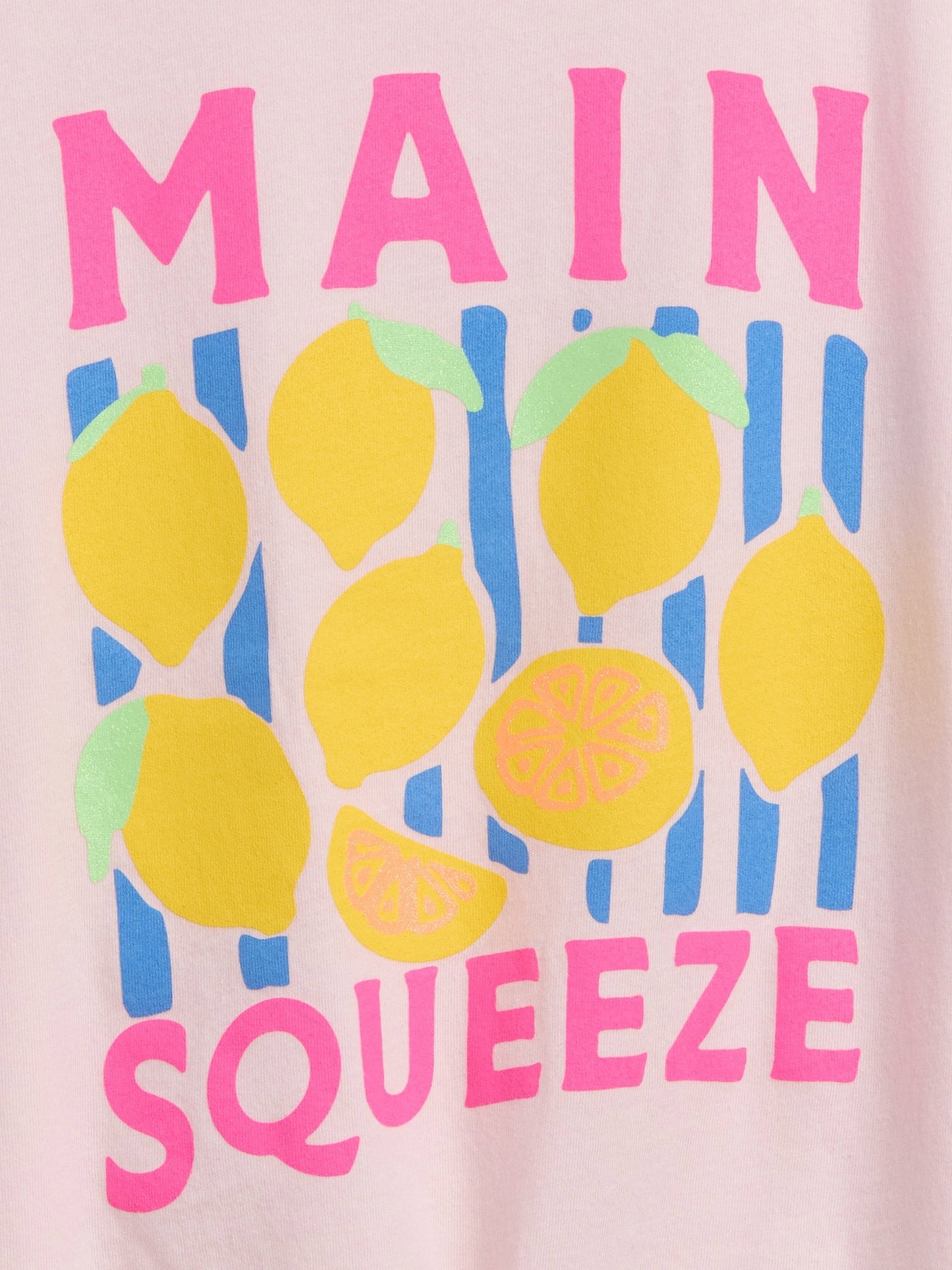Pembe Oversized Knot-tie Grafik Baskılı T-shirt