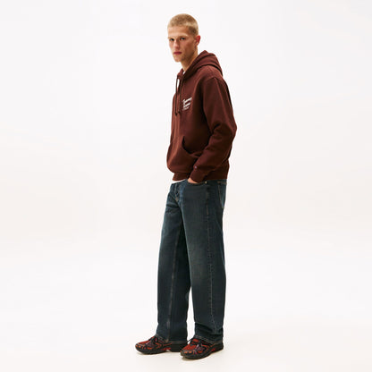 Tommy Hilfiger Relax Vovelty Graphic Erkek Kahverengi Sweatshirt