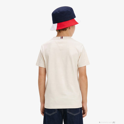 Tommy Hilfiger Icons Çocuk Beyaz T-shirt